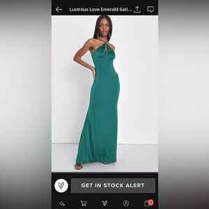 Lulu’s Emerald Green Maxi Dress